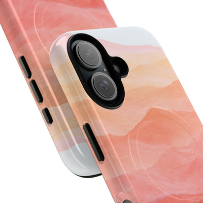 Alpenglow Ridge Vista · Tough 2.0 Magnetic Phone Case for iPhone · Orange