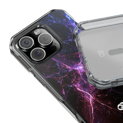 Neural Singularity · Clear Impact Magnetic Phone Case for iPhone · Black