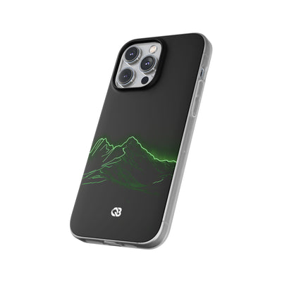Nordic Mountain Contour · Lite Phone Case for iPhone ·  Black