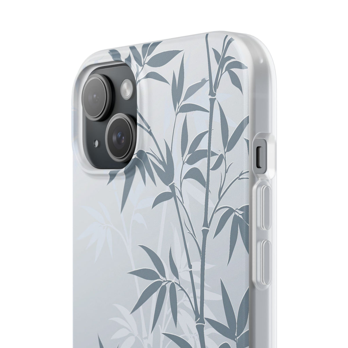 Misty Bamboo Grove · Lite Phone Case for iPhone ·  Blue