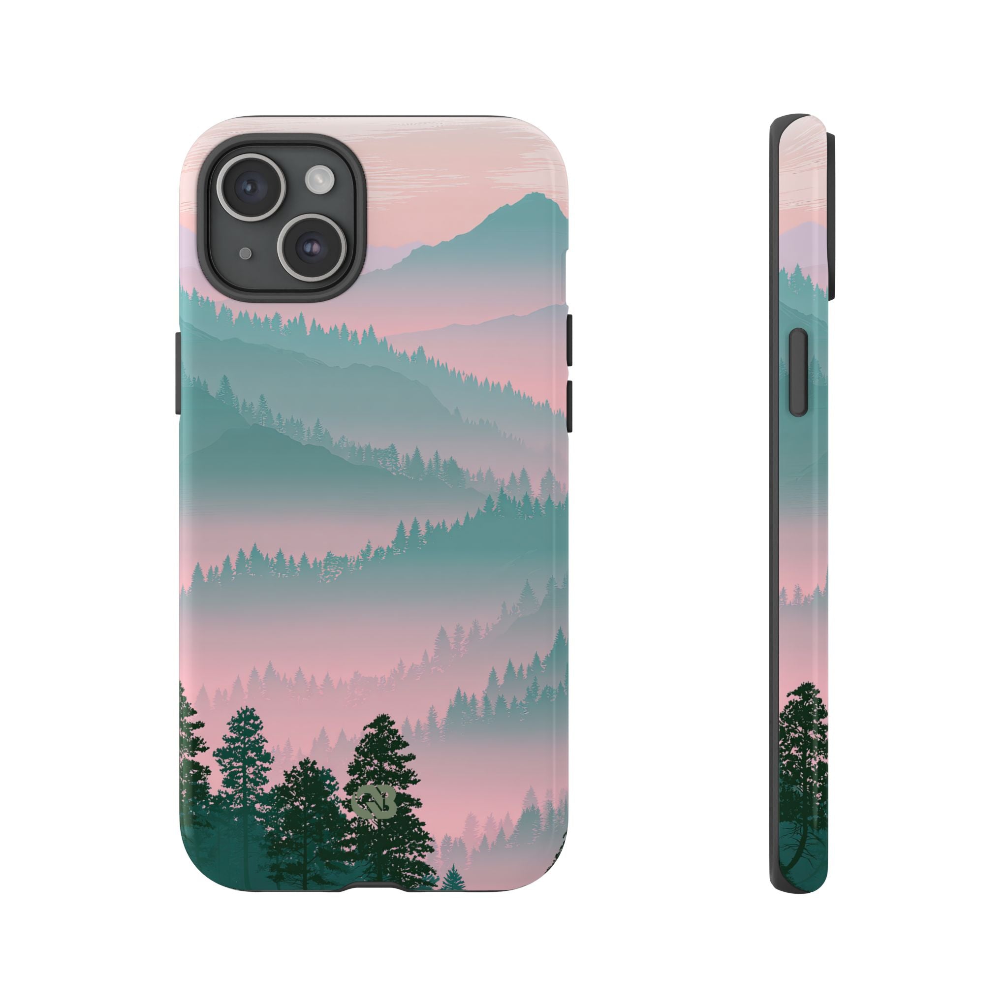 Teal Tough Phone Case for iPhone - Alpine Mist Teal