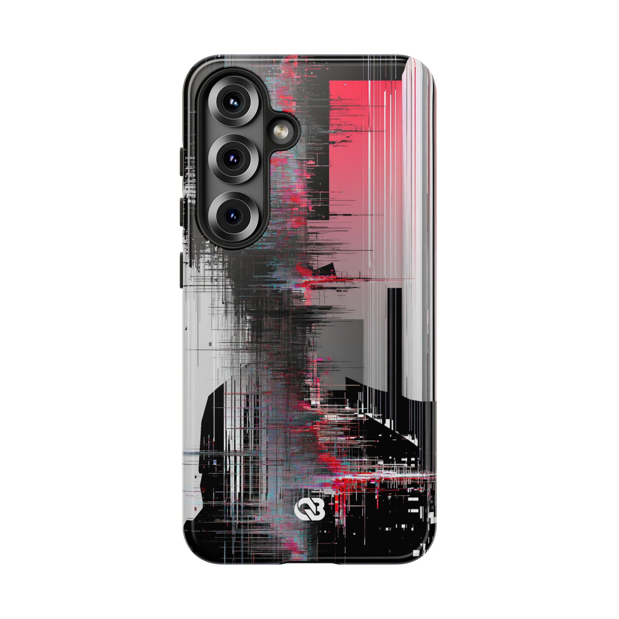 Black Tough Phone Case for Samsung - Crimson Data Leak
