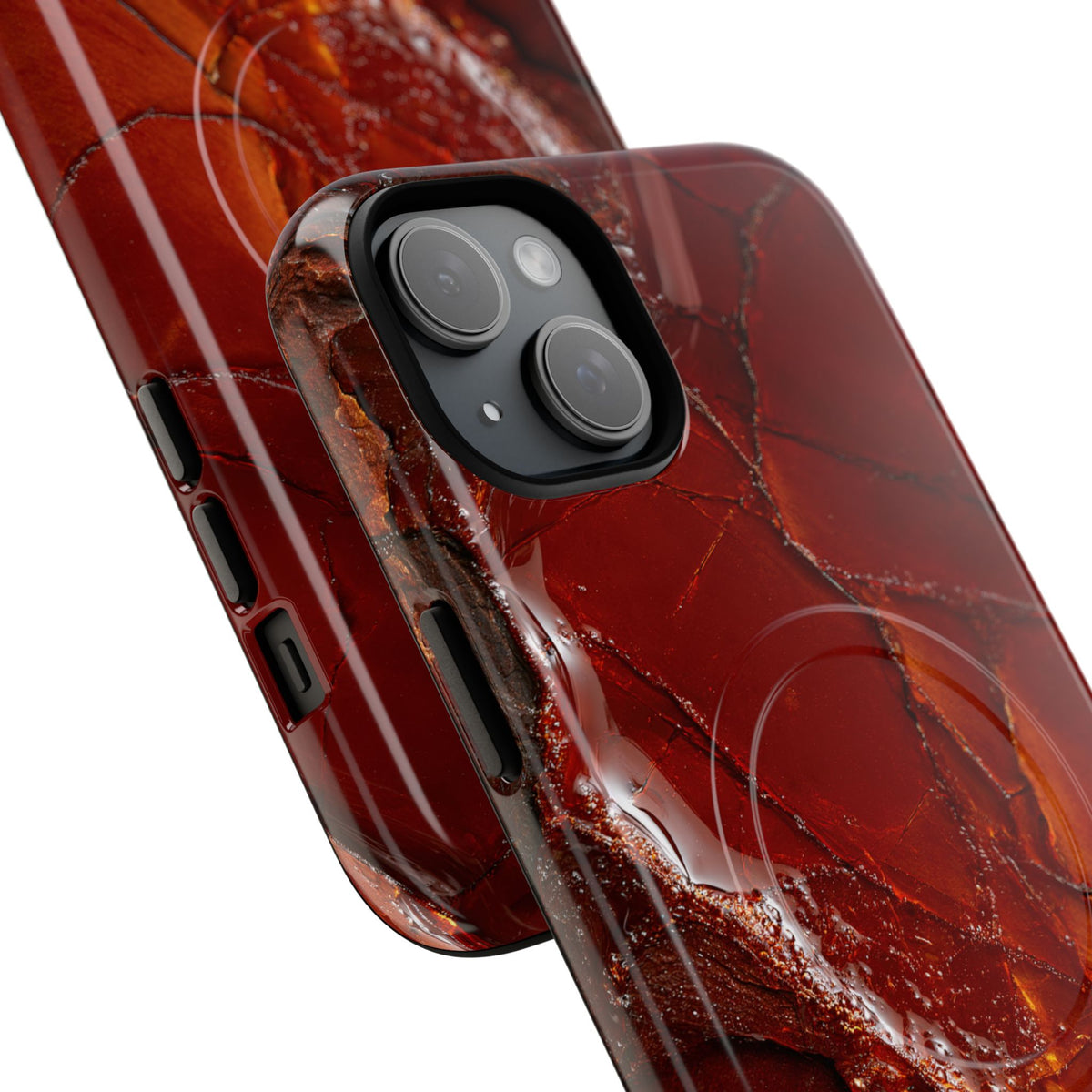 Amber Embrace · Tough 2.0 Magnetic Phone Case for iPhone · Brown