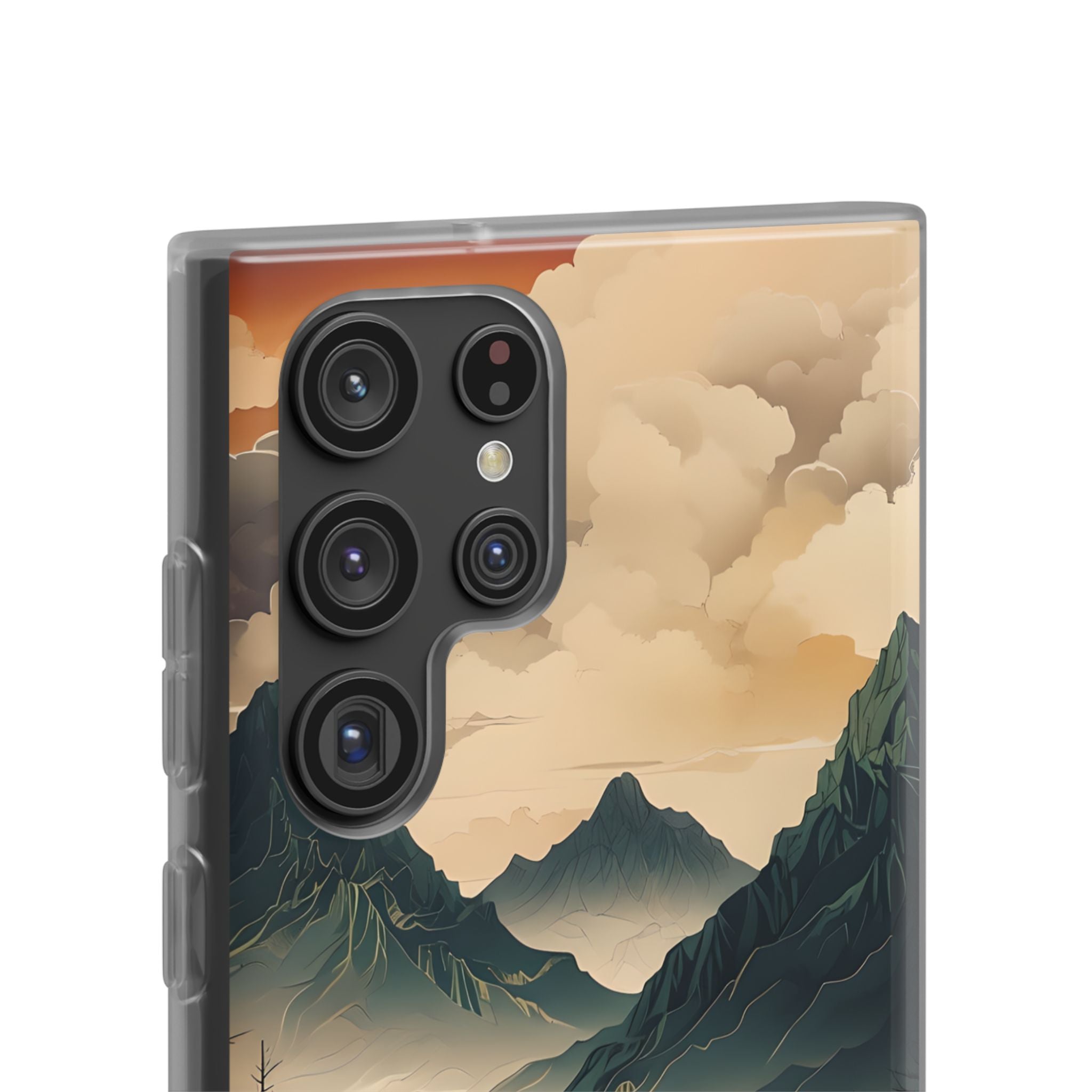 Summit River Dusk · Soft Phone Case for Samsung