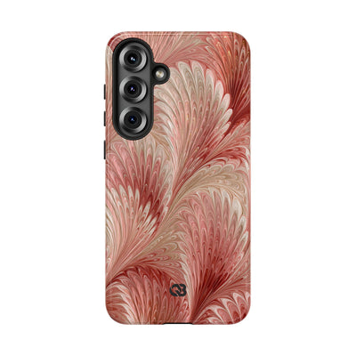 Blush Petal Plume · Tough Phone Case for Samsung · Pink