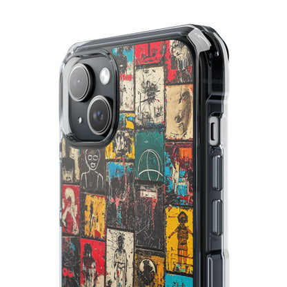 Figured Grid iPhone 15 Plus Case - Impact