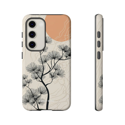 Spiky Tree Sunset Samsung S23 Case - Tough