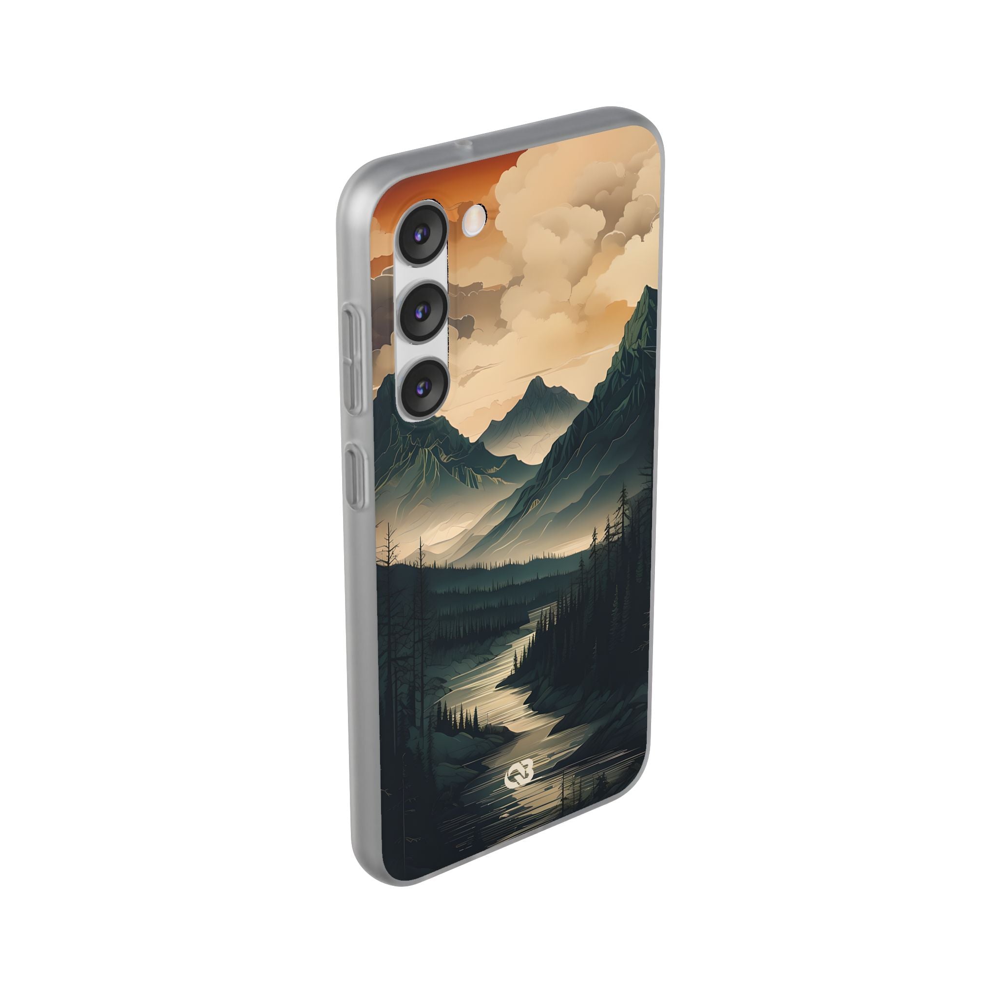Summit River Dusk · Soft Phone Case for Samsung