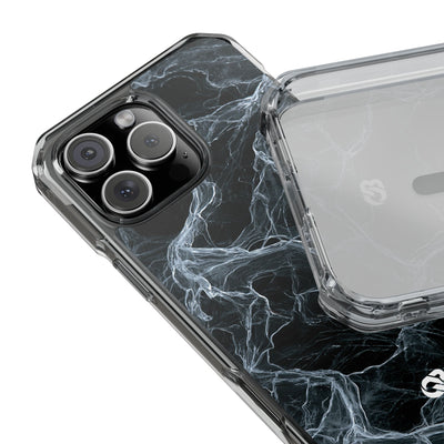 Arctic Gossamer · Clear Impact Magnetic Phone Case for iPhone · Black