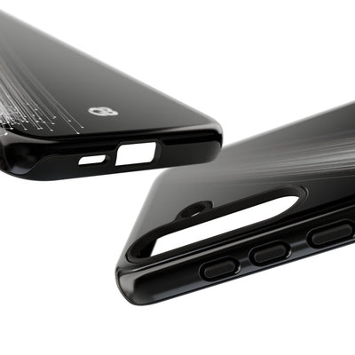 Black Tough Phone Case for Samsung - Linear Velocity Beam