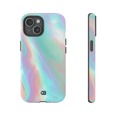 Prismatic Liquid Light · Tough Phone Case for iPhone · Teal
