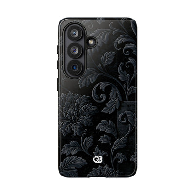 Obsidian Damask · Tough Phone Case for Samsung · Black