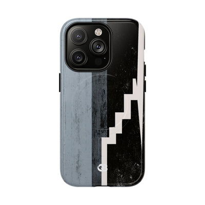 Grey Tough 2.0 Magsafe Phone Case for iPhone - Industrial Concrete Void