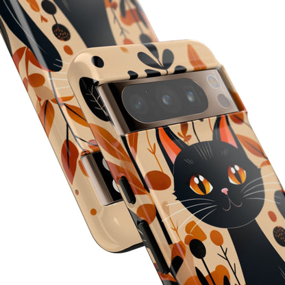 Schwarze Katze Glow Google Pixel 8 Pro Case - Tough