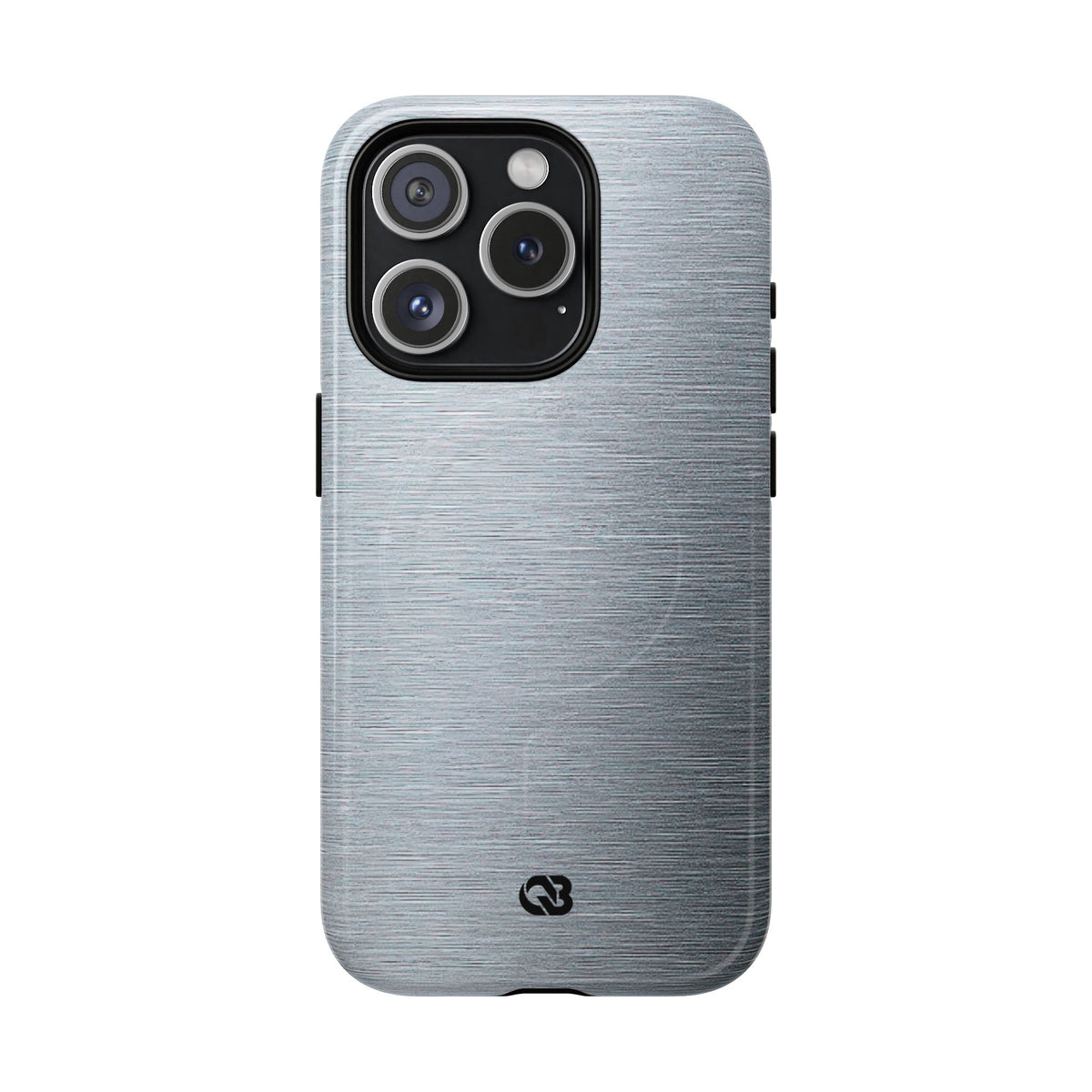 Brushed Aluminum · Tough 2.0 Magnetic Phone Case for iPhone · Silver