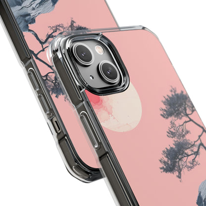 Crimson Moon Tree iPhone 14 Plus Case - Impact
