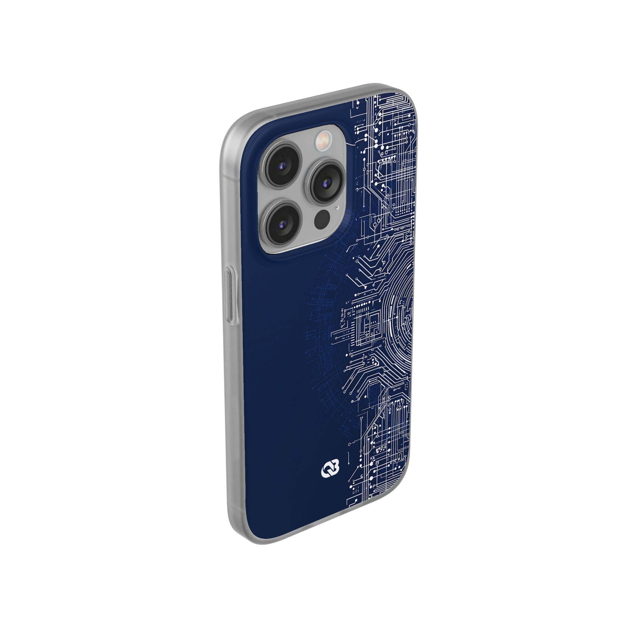 Blue Lite Phone Case for iPhone - Cobalt Circuit Logic