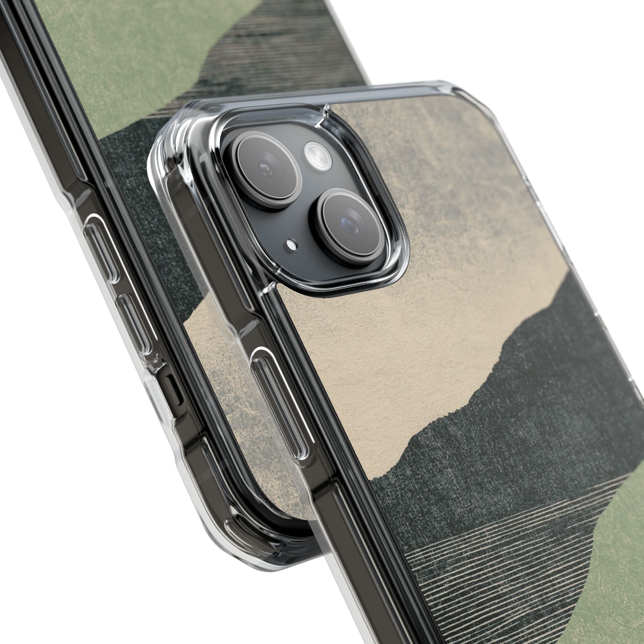 Green Impact MagSafe Phone Case for iPhone - Moss Ridge Grain