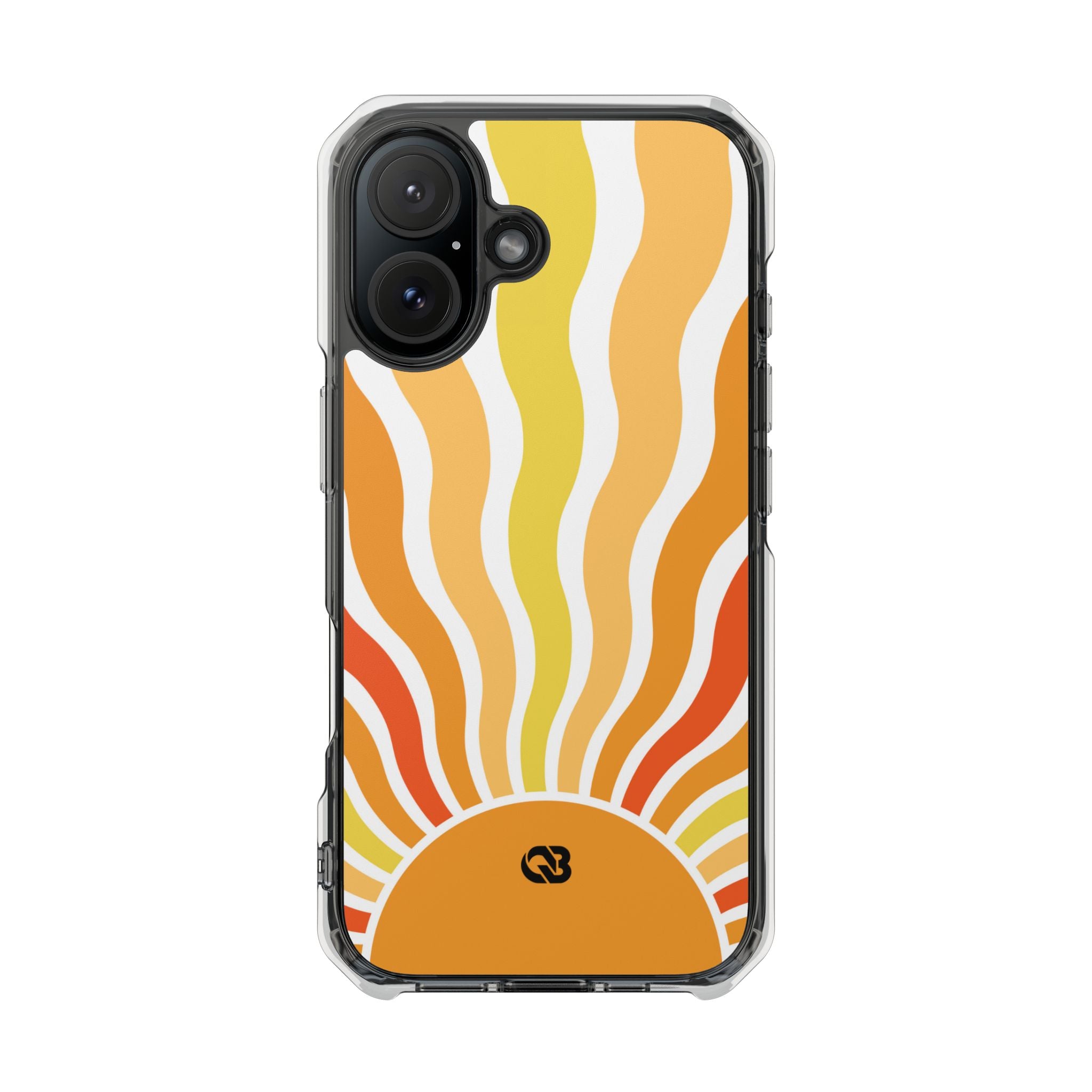 Amber Solar Waves · Impact Phone Case for iPhone · Magsafe
