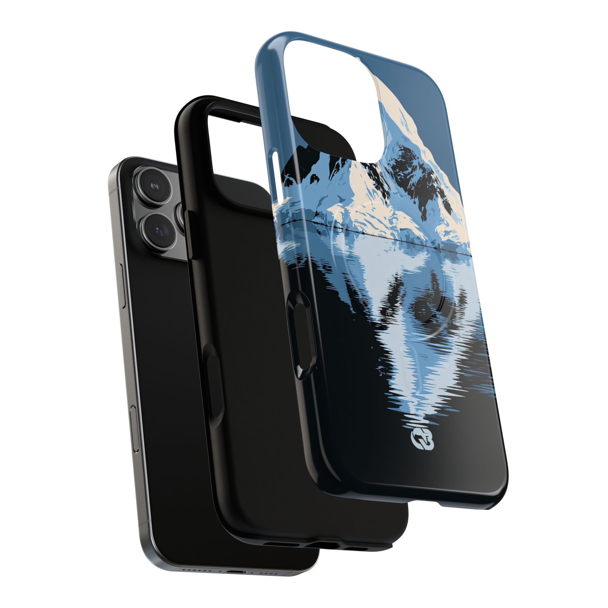 Blue Tough 2.0 Magsafe Phone Case for iPhone - Arctic Summit Mirror