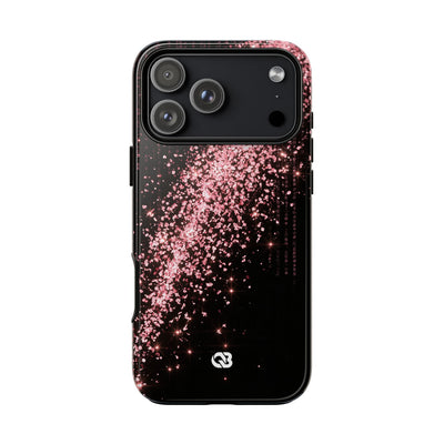 Rose Digital Cascade · Tough Phone Case for iPhone · Pink