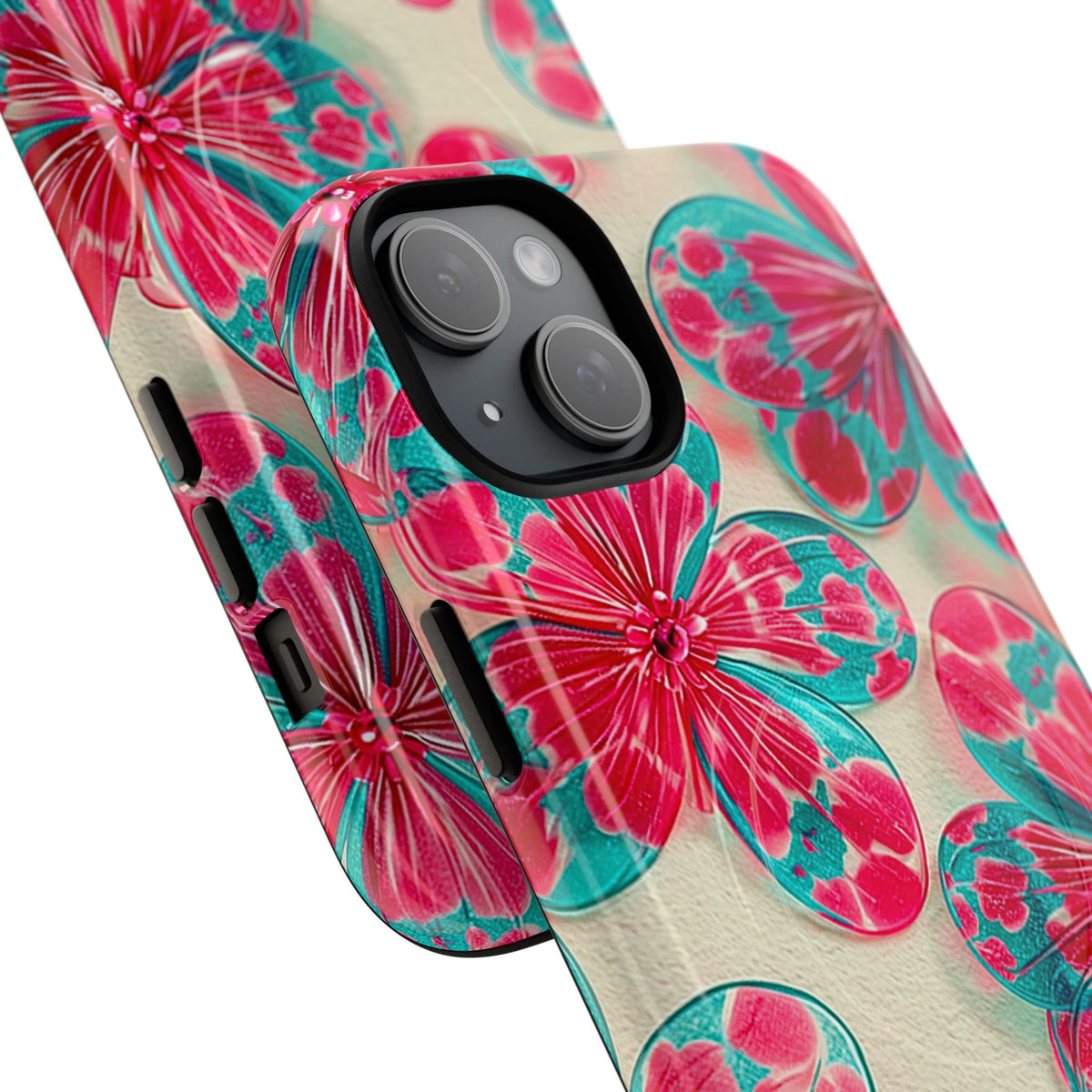 Lucite Jelly Bloom · Tough 2.0 Magnetic Phone Case for iPhone · Pink