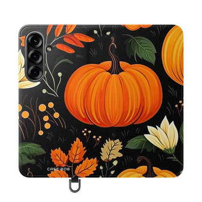 Pumpkin Glow - Samsung S25 Case - Wallet