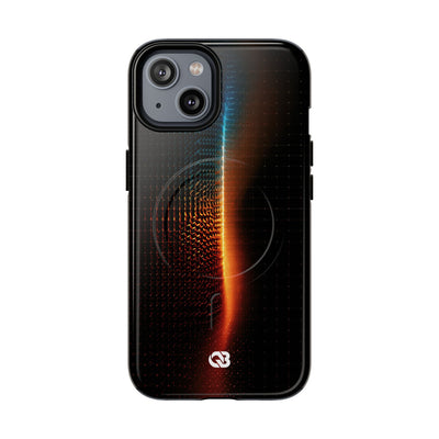 Luminous Refraction Grid · Tough 2.0 Magnetic Phone Case for iPhone · Black