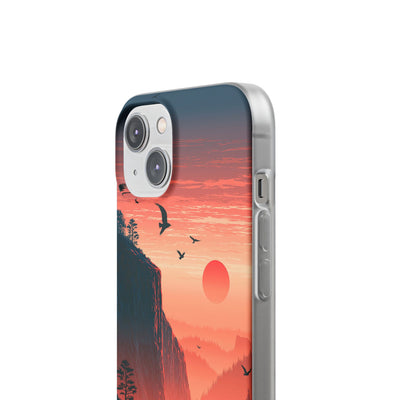 Orange Lite Phone Case for iPhone - Crimson Ridge Flight