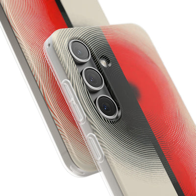Red Lite Phone Case for Samsung - Split Signal Red