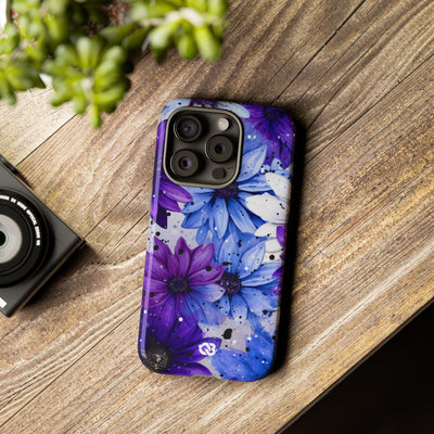 Ink Splatter Blooms · Tough Coque de téléphone pour iPhone