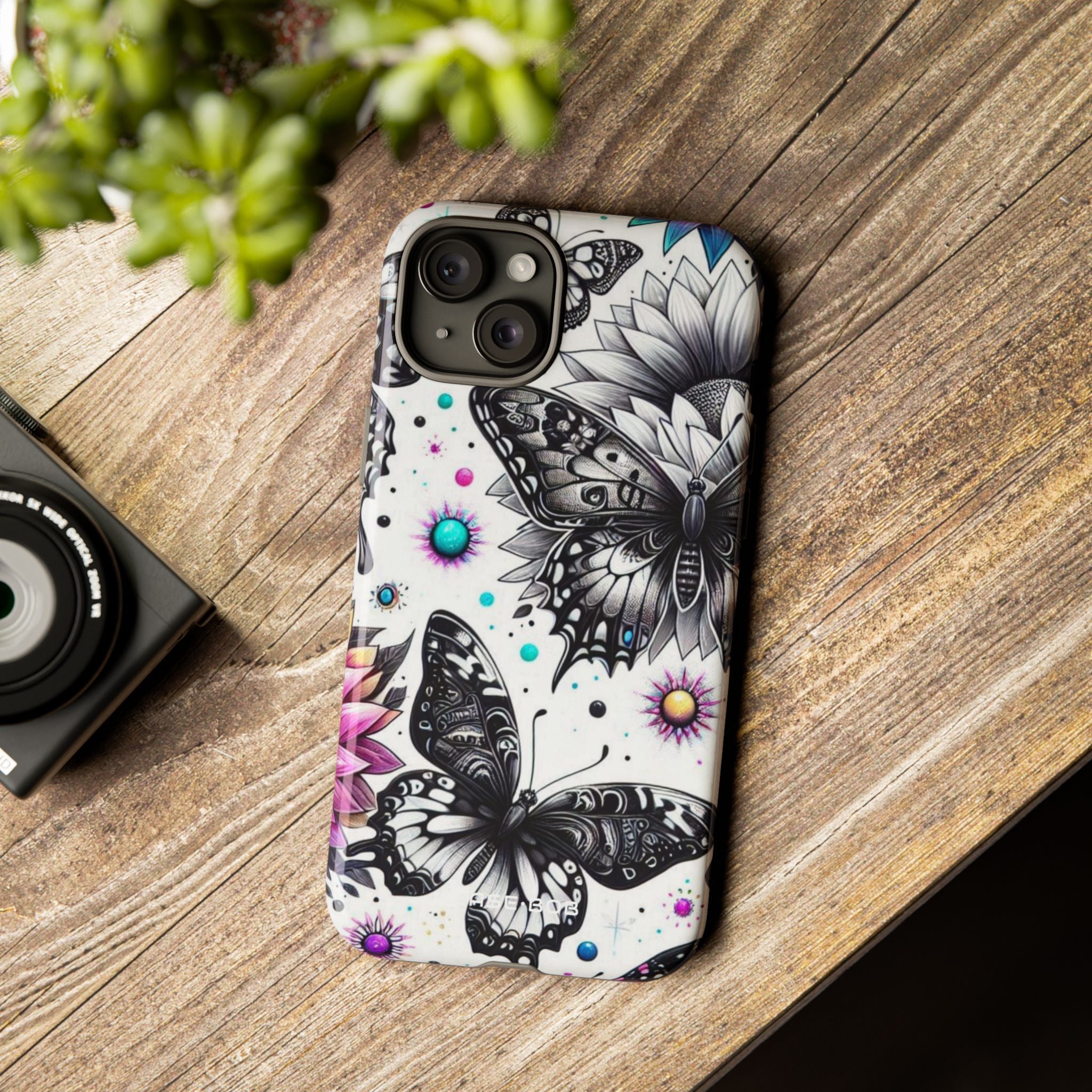 Butterfly Bloom iPhone 15 Plus Case - Tough