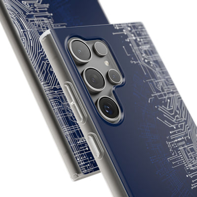 Blue Lite Phone Case for Samsung - Cobalt Circuit Logic