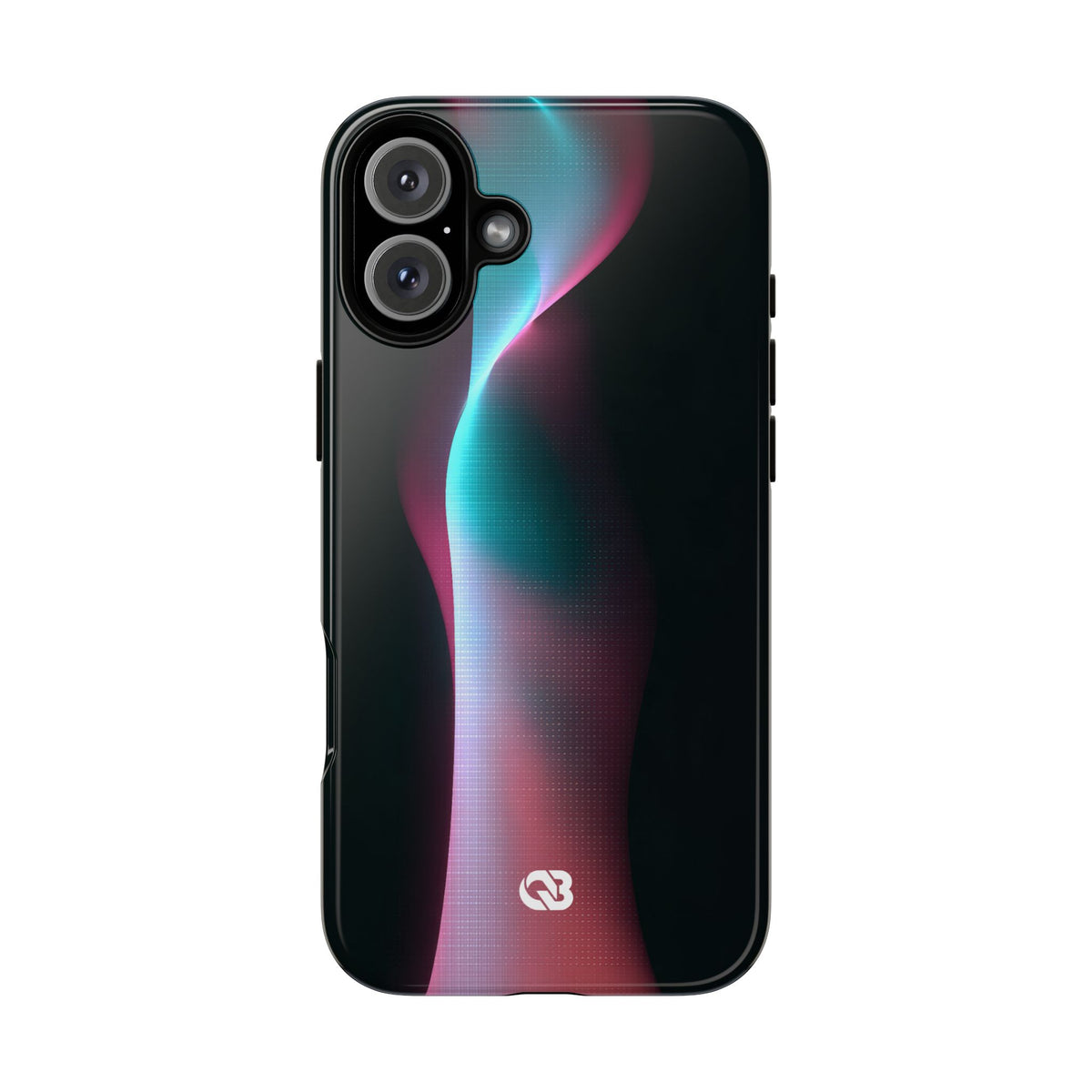 Neon Pixel Flow · Tough Phone Case for iPhone · Black