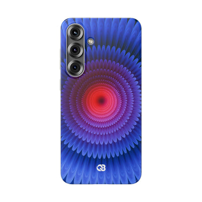 Radial Spectrum Bloom · Lite Phone Case for Samsung · Blue