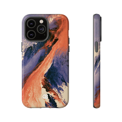 Solar Aura Drift · Tough Phone Case for iPhone · Orange