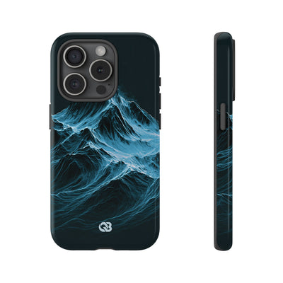 Nordic Frost Peak · Tough Phone Case for iPhone · Blue