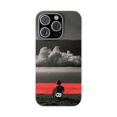Crimson Horizon · Lite Phone Case for iPhone ·  Black