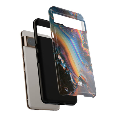 Prismatic Aura Flow · Tough Phone Case for Pixel ·  Blue