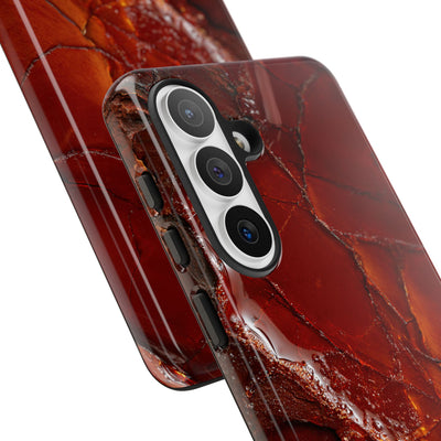 Amber Embrace · Tough Phone Case for Samsung · Brown