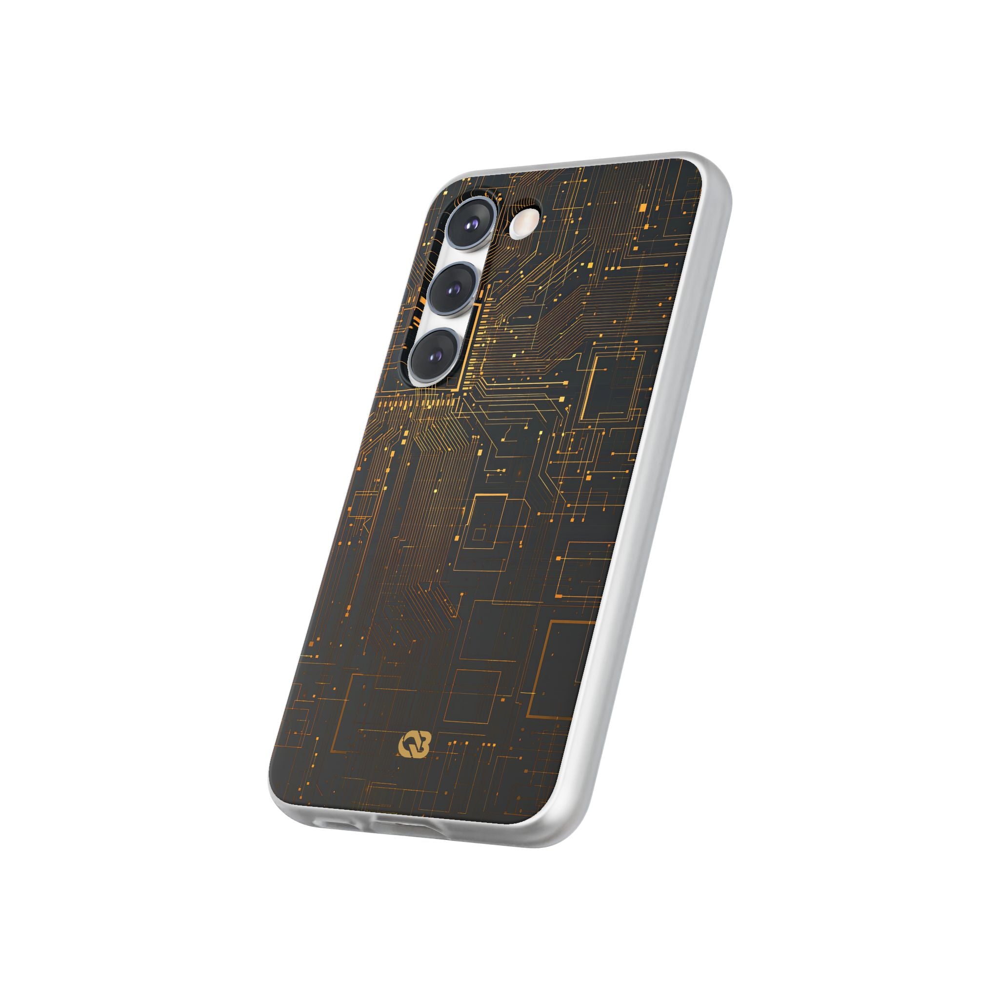 Gold Lite Phone Case for Samsung - Amber Core Mainframe