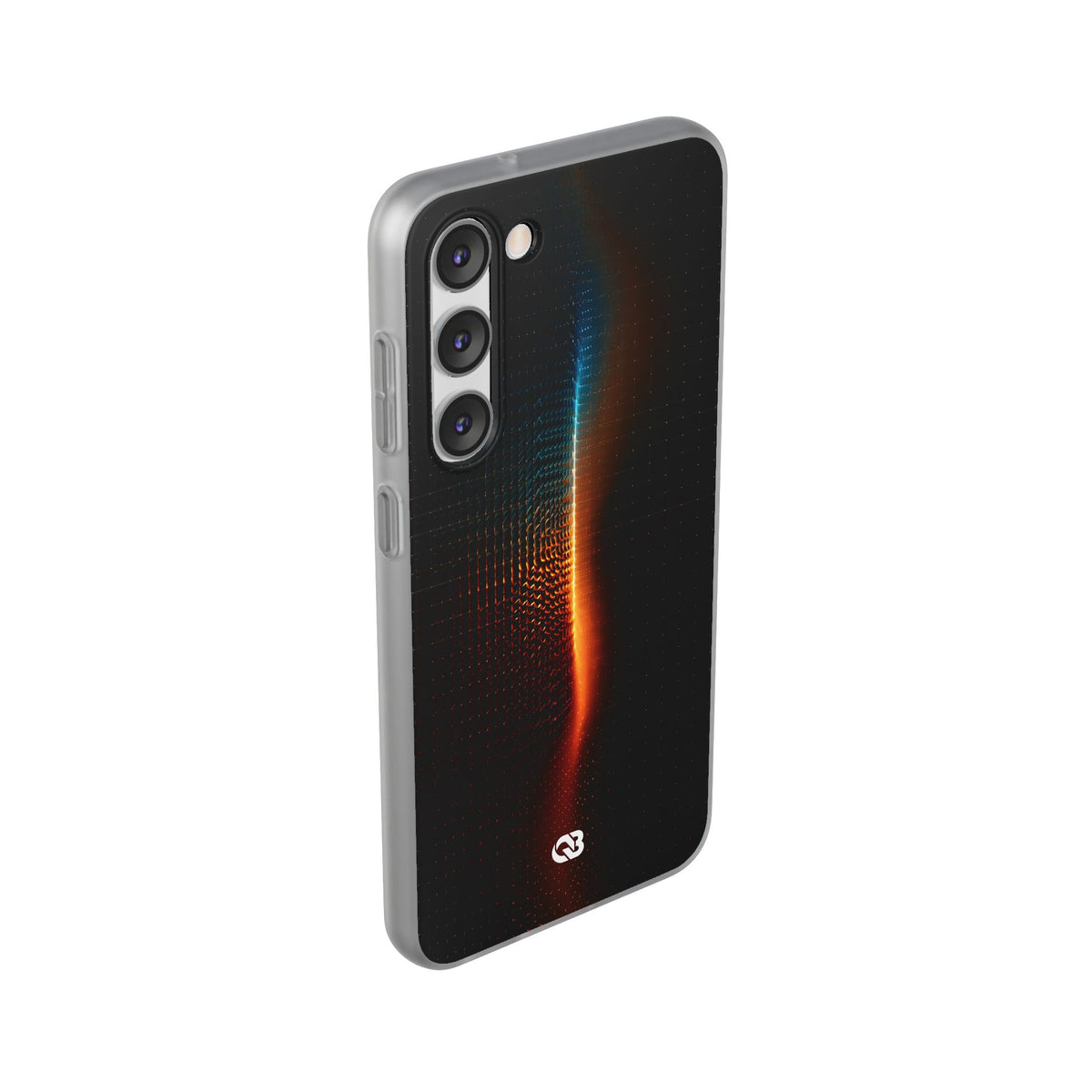 Luminous Refraction Grid · Lite Phone Case for Samsung · Black