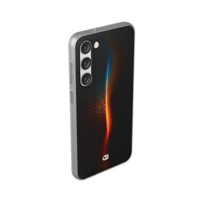 Luminous Refraction Grid · Lite Phone Case for Samsung · Black