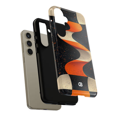 Orange Grit Twist · Tough Phone Case for Samsung