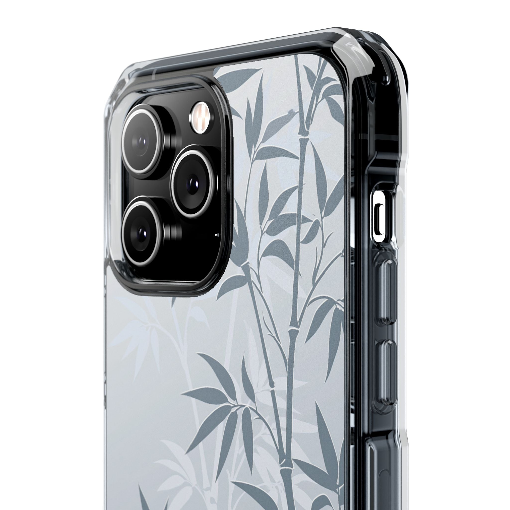 Blue Impact MagSafe Phone Case for iPhone - Slate Bamboo Shadow