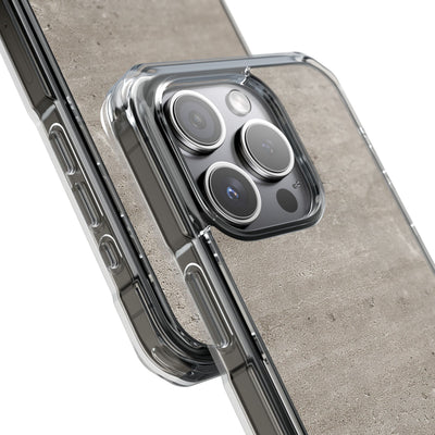 Grey Impact MagSafe Phone Case for iPhone - Brutalist Stone Grit