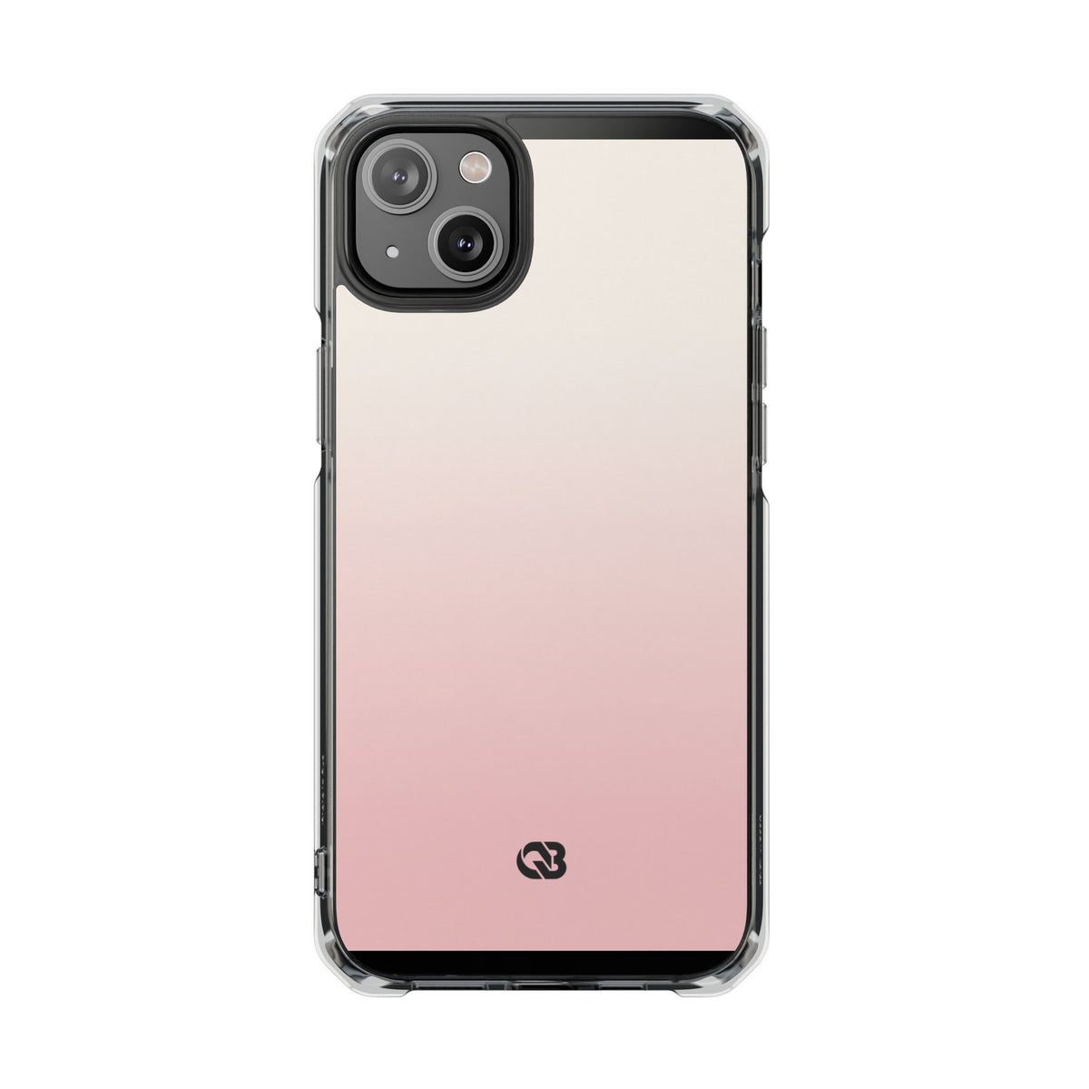 Blush Horizon · Clear Impact Magnetic Phone Case for iPhone ·  Pink
