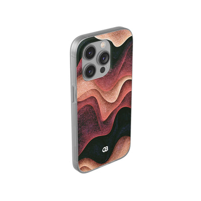 Rose Contour Waves · Lite Phone Case for iPhone ·  Pink