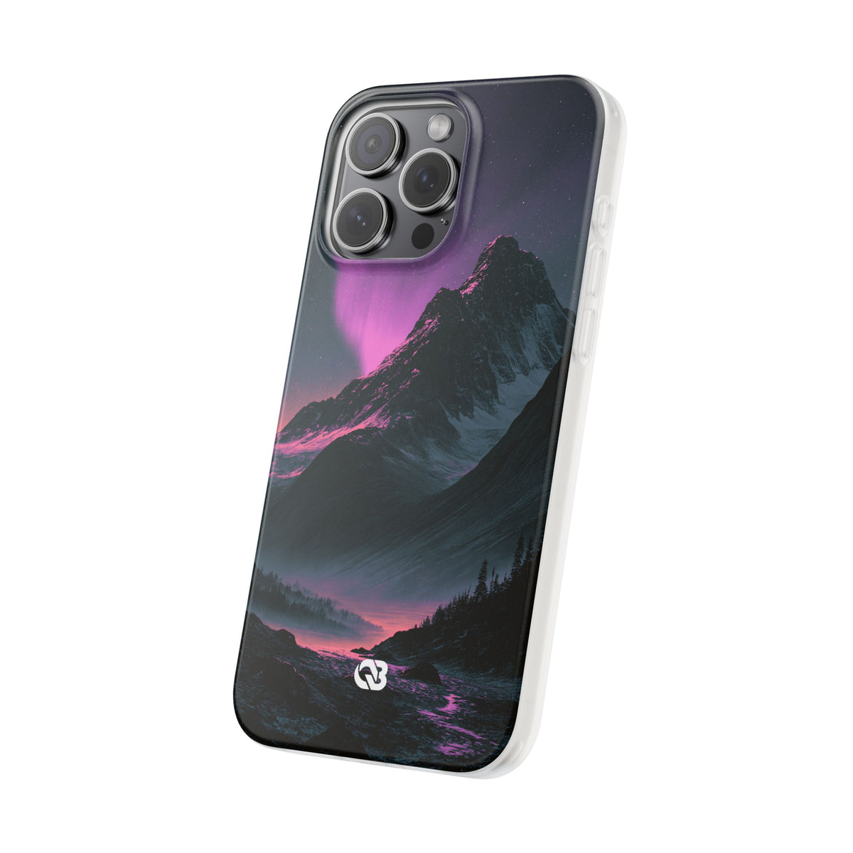 Arctic Aurora Summit · Lite Phone Case for iPhone ·  Black