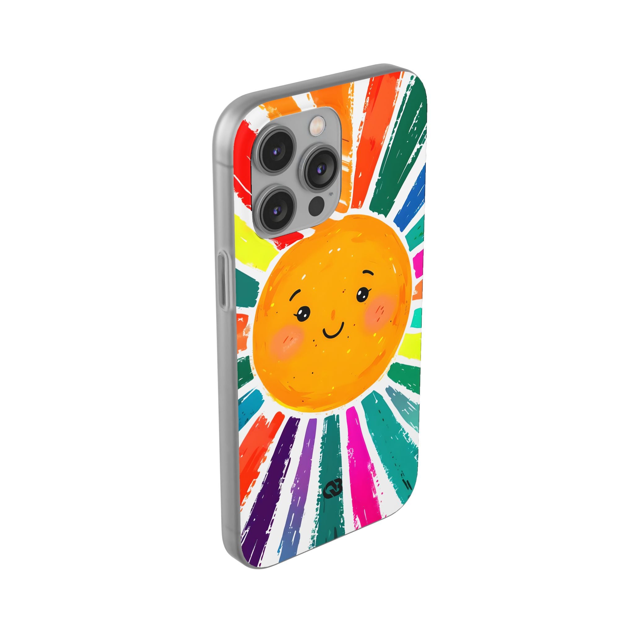 Vibrant Solar Smile · Soft Phone Case for iPhone